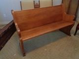 oak church pew