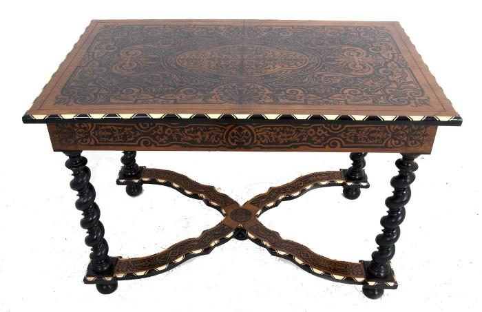 Marquetry Lamp Table