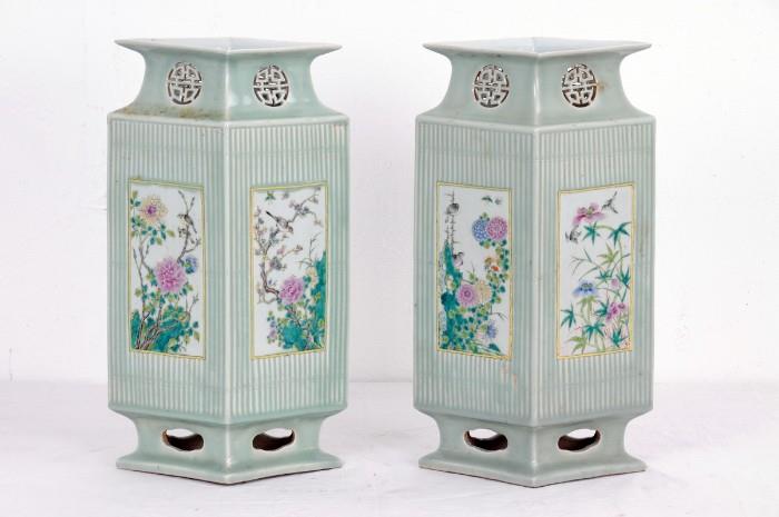 Chinese Celadon Vases