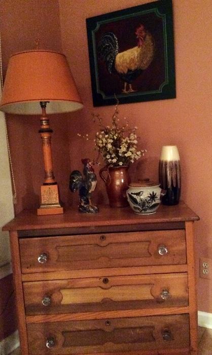 little dresser with old glass knobs