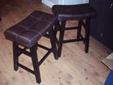 Leather stools