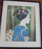 Woodblock Print by Paul Jacoulet