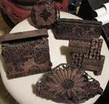 Metal block printing designs