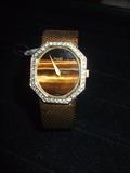 Piaget tiger eye diamond watch