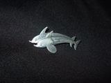 Georg Jensen sterling dolphin brooch - approx 1 5/8"