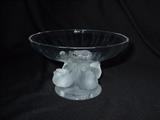 Lalique Nogent Sparrows compote candy dish