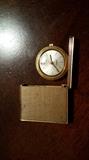 14k Cartier Corum cased clock