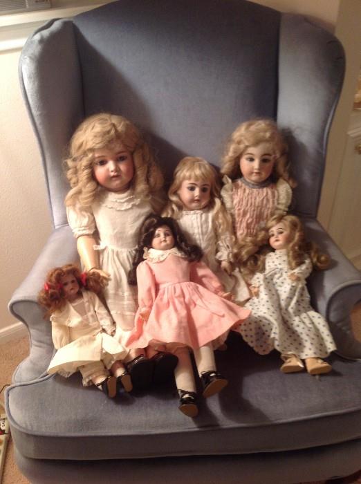 Antique German dolls