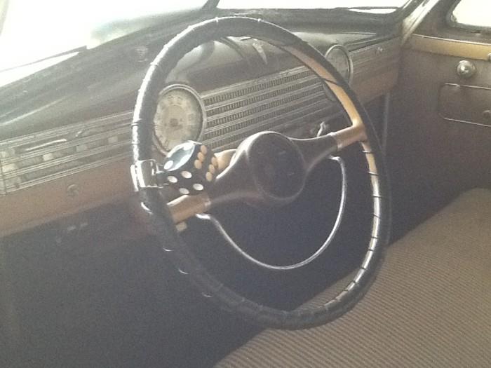 1941 Chevy sedan interior