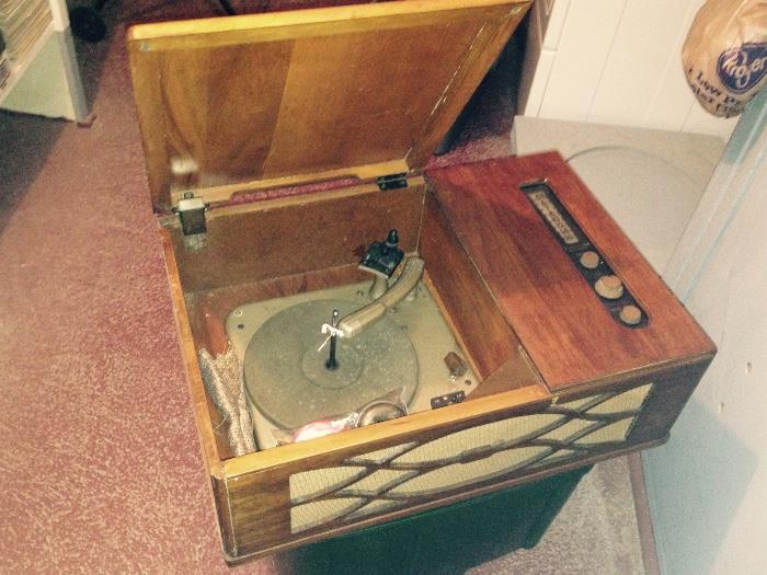 Old record  player