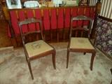2 Needlepoint Side Chairs