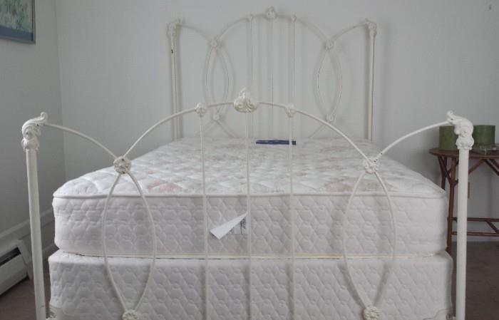 Antique Iron Frame Bed