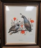 California Quails by Ray Harm