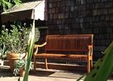 Smith & Hawkins's Teak Bench, Potted Plants & Other Surprises 