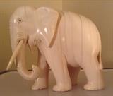 Carved Elephant Figure