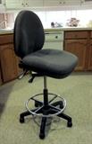 Drafting chair by Martin Universal.  Fully adjustable with footrest.  (Three of these available)
