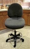 Drafting chair by Martin Universal.  Fully adjustable with footrest.  Three available.