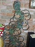 Wrought Iron Wine Rack