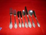 70 Pieces of Wallace "Grand Baroque" Flatware