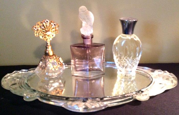 Perfume Bottle Collection.  Czeck Crystal & More
