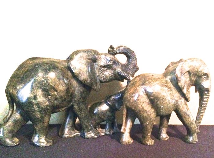 Elephants (Stone)