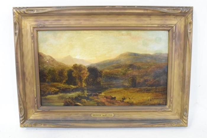 George Sheldin (Ireland) Landscape Oil on Canvas
