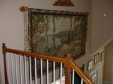 Large 63" x 114" woven tapestry