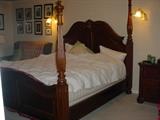 Another view of the 4 poster bed