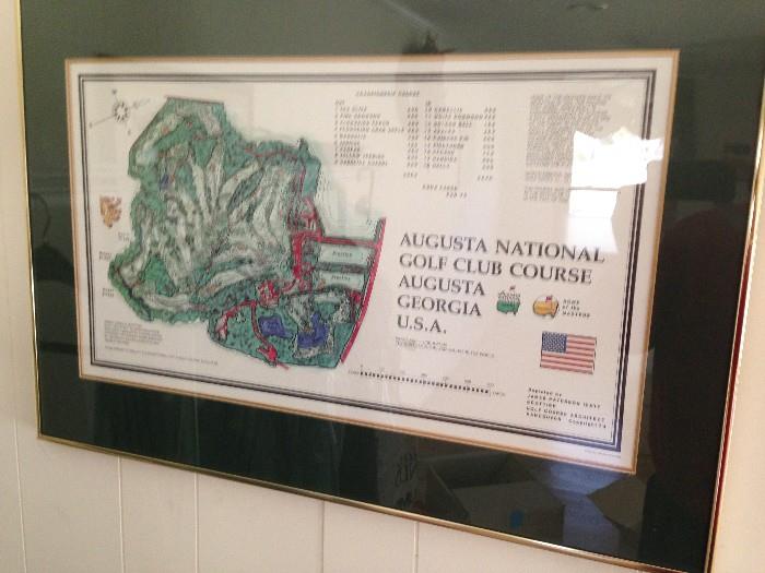Augusta -some of many golf collectibles