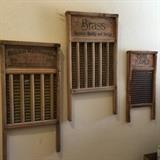 Antique wash boards.