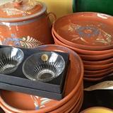 Mexican pottery.