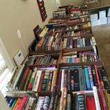 Books and more books.