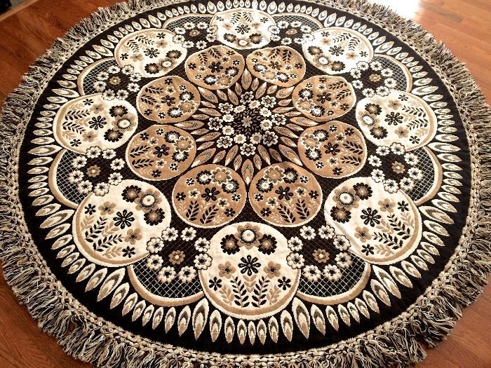 Vintage German rug/afghan, spotless