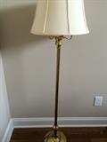 Brass floor lamp
