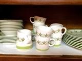 vintage Mayan ironstone china set