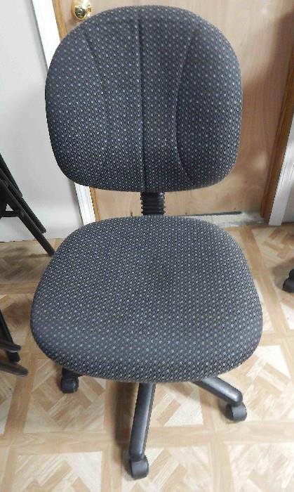 Armless Task Chair - Gray on Gray
