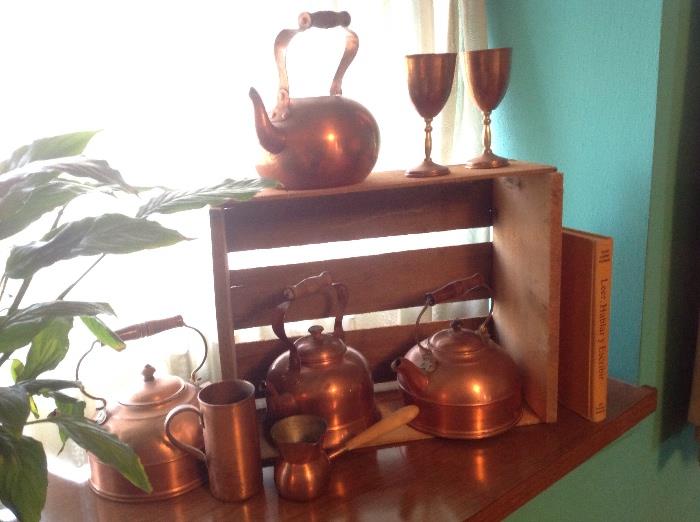 Copper kettles and more
