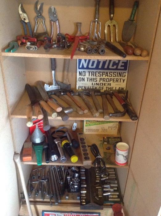 And more tools nicely displayed for your shopping pleasure