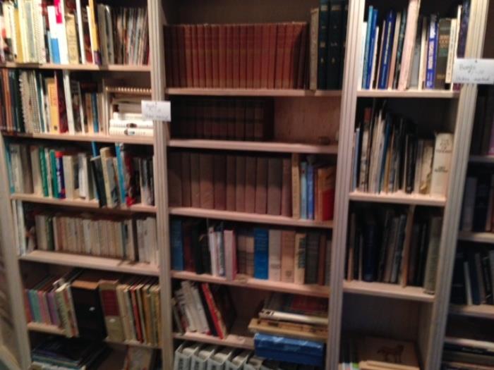 collection of vintage books