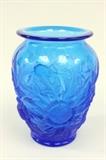 Lot #153 Art glass vase signed Verlys

