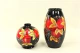 Lot #1210 2 Moorcroft English pottery vases