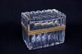Lot #1229 Baccarat style French crystal glass box