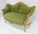 Lot #1345 Louis XV style sofa