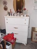 beautiful white chest of drawers