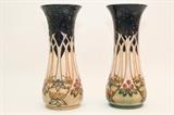 Moorcroft "Cluny" Vases with Stylized Trees