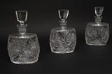 American Brilliant Cut Crystal Decanter Set
