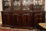 19th Century William & Kent Breakfront Bookcase (or Functional as a China Hutch)