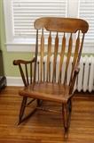 Hard Maple Colonial Style Rocking Chair
