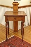 Early American Cherry Single Drawer Stand