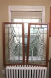 Etched Glass Panels (Pair)